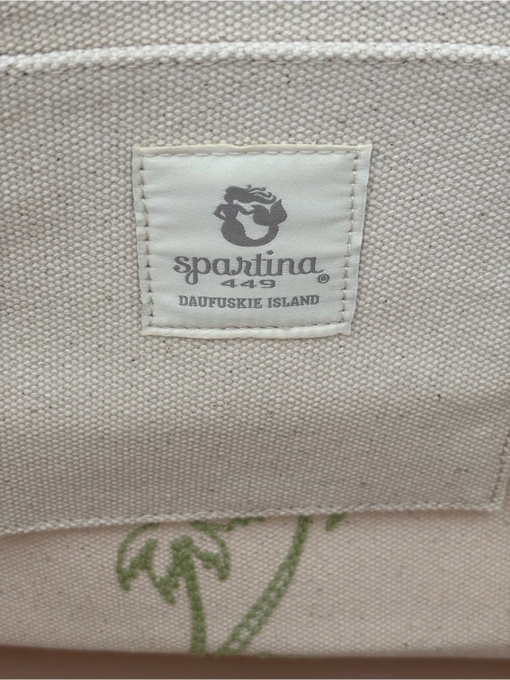 Spartina 449 Embroidered Sea Life Beach Tote ‘Overboard’ NWT Cotton Canvas